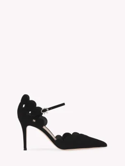 Pumps-Gianvito Rossi ARIANA D'ORSAY BLACK SUEDE