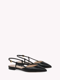 Flats-Gianvito Rossi ASCENT 05 BLACK LEATHER