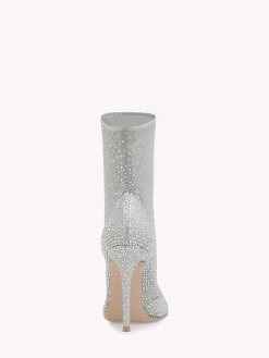 Booties-Gianvito Rossi AURORA SILVER