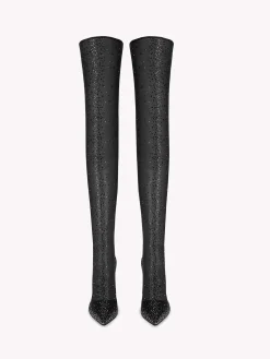 Boots-Gianvito Rossi AURORA CUISSARD BLACK
