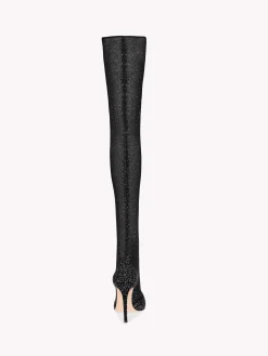 Boots-Gianvito Rossi AURORA CUISSARD BLACK