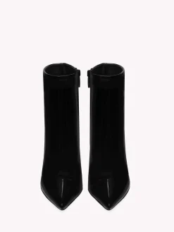 Booties-Gianvito Rossi AVRIL BOOTIE BLACK PATENT