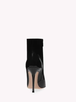 Booties-Gianvito Rossi AVRIL BOOTIE BLACK PATENT