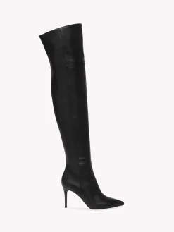 Boots-Gianvito Rossi BEA CUISSARD 85 BLACK