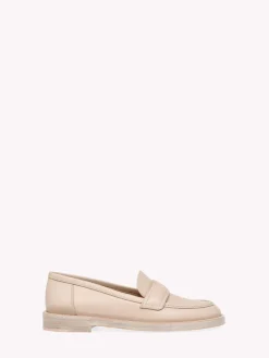 Flats-Gianvito Rossi BEDFORD MOUSSE BEIGE CALF