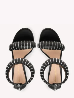 Sandals|Bijoux-Gianvito Rossi BIJOUX CRYSTAL BLACK LEATHER
