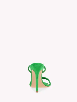Mules-Gianvito Rossi CANNES GREEN SUEDE