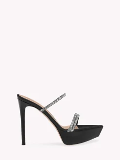 Mules-Gianvito Rossi CANNES PLATFORM BLACK