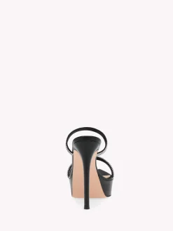 Mules-Gianvito Rossi CANNES PLATFORM BLACK