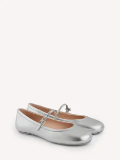 Flats-Gianvito Rossi CARLA SILVER