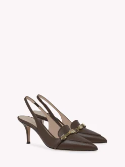 Pumps-Gianvito Rossi CARREY SLING 70 BROWN