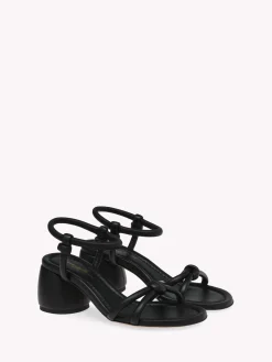 Sandals-Gianvito Rossi CASSIS BLACK LEATHER