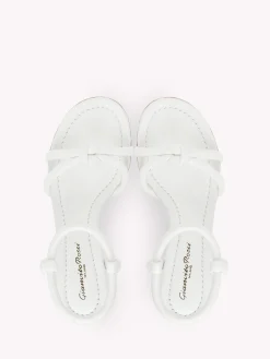 Sandals-Gianvito Rossi CASSIS WHITE LEATHER