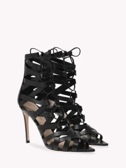 Booties-Gianvito Rossi CATHERINE BOOTIE BLACK LEATHER