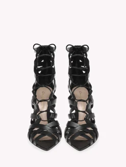Booties-Gianvito Rossi CATHERINE BOOTIE BLACK LEATHER