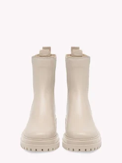 Booties-Gianvito Rossi CHESTER MOUSSE BEIGE CALF