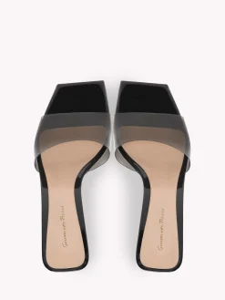 Mules|Plexi-Gianvito Rossi COSMIC BLACK