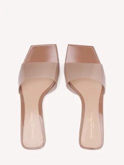 Mules|Plexi-Gianvito Rossi COSMIC PINK