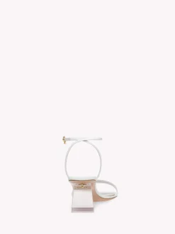 Sandals-Gianvito Rossi COSMIC SANDAL WHITE LEATHER