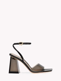 Sandals|Plexi-Gianvito Rossi COSMIC SANDAL 85 BLACK