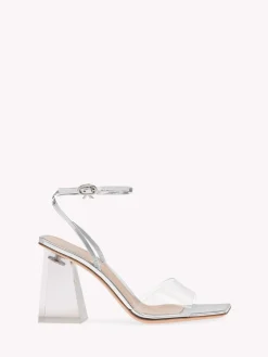 Sandals-Gianvito Rossi COSMIC SANDAL 85 SILVER