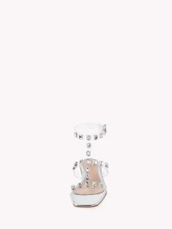 Flats|Sandals-Gianvito Rossi CRYSTAL CRASH 05 SILVER