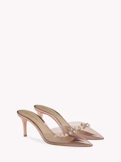 Mules-Gianvito Rossi CRYSTAL DROP PINK