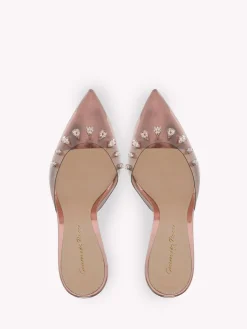 Mules-Gianvito Rossi CRYSTAL DROP PINK