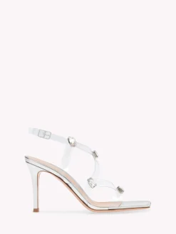 Sandals-Gianvito Rossi CRYSTAL FEVER SILVER