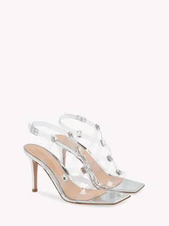 Sandals-Gianvito Rossi CRYSTAL FEVER SILVER