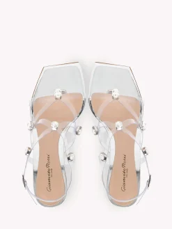 Sandals-Gianvito Rossi CRYSTAL FEVER SILVER