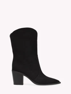 Booties-Gianvito Rossi DENVER BLACK SUEDE