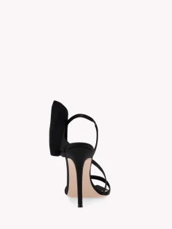 Sandals-Gianvito Rossi DOSITEA BLACK SATIN