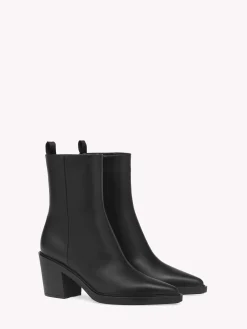 Booties-Gianvito Rossi DYLAN BLACK LEATHER