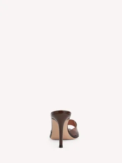 Mules|Plexi-Gianvito Rossi ELLE 85 BROWN