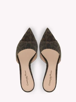 Mules-Gianvito Rossi ELLE 85 BROWN