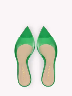 Mules-Gianvito Rossi ELLE 85 GREEN