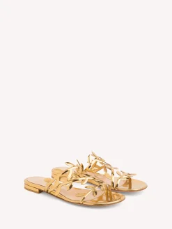 Flats|Sandals-Gianvito Rossi FLAVIA 05 GOLD