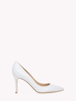 Pumps|TIMELESSLY CLASSIC-Gianvito Rossi GIANVITO 85 WHITE LEATHER
