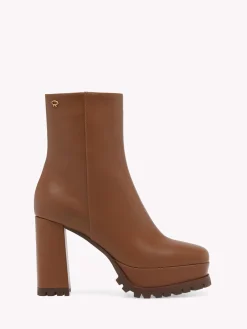 Booties-Gianvito Rossi HARLEM BROWN