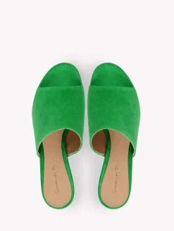 Mules-Gianvito Rossi HOLLY MULE GREEN SUEDE