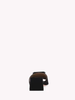 Mules-Gianvito Rossi JAIPUR SLIDE 45 BLACK SATIN