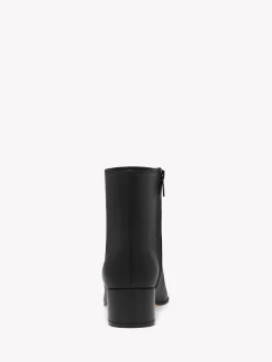 Booties-Gianvito Rossi JOELLE 45 BLACK LEATHER