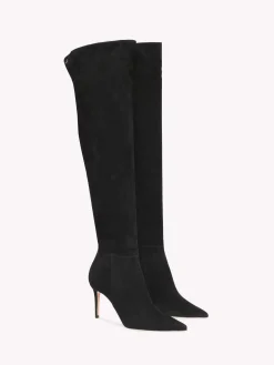 Boots-Gianvito Rossi JULES BLACK SUEDE