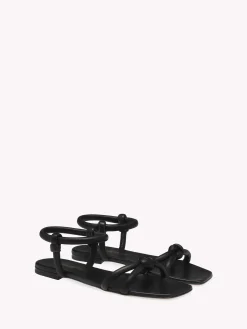 Flats-Gianvito Rossi JUNO 05 BLACK LEATHER