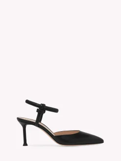 Pumps-Gianvito Rossi JUNO D'ORSAY BLACK LEATHER