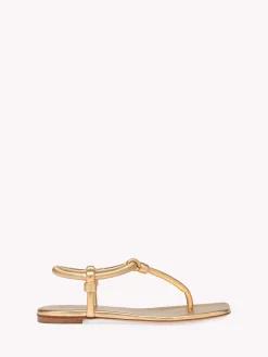 Flats-Gianvito Rossi JUNO THONG 05 GOLD