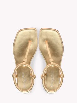 Flats-Gianvito Rossi JUNO THONG 05 GOLD