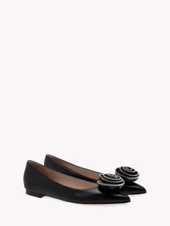 Flats-Gianvito Rossi KARINA 05 BLACK LEATHER