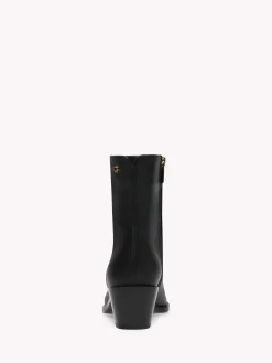Booties-Gianvito Rossi KINNEY BLACK LEATHER